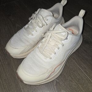 Cream And Peach Teva Hiking Shoes